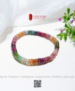 Vòng Tay Tourmaline Bánh Xe Tự Nhiên – Độc Đáo, Năng Lượng & May Mắn