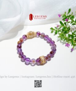 Vòng Tay Đá Aurora Tự Nhiên Mix Charm – Tinh Hoa Từ Đá Quý - Ảnh 4