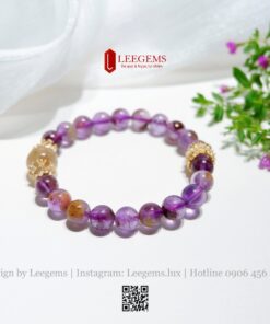 Vòng Tay Đá Aurora Tự Nhiên Mix Charm – Tinh Hoa Từ Đá Quý - Ảnh 3