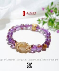 Alternative view of Vòng Tay Đá Aurora Tự Nhiên Mix Charm – Tinh Hoa Từ Đá Quý
