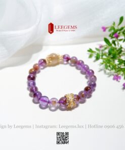 Vòng Tay Đá Aurora Tự Nhiên Mix Charm – Tinh Hoa Từ Đá Quý - Ảnh 5