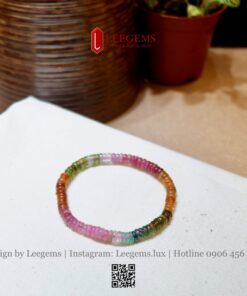 Vòng Tay Đá Tourmaline Cầu Vồng Mix Hoa Mai – Phù Hợp Mọi Mệnh | Leegems - Ảnh 7