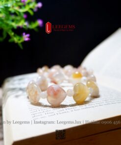 Vòng Tay Đá Agate Anh Đào Hình Trái Tim – Ngọt Ngào & Năng Lượng Tình Duyên - Ảnh 3