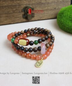 Alternative view of Chuỗi Ngọc Nam Hồng Mix Trầm Sánh 6li – Sự Giao Hòa Giữa Tài Lộc, Tình Duyên & Bình An