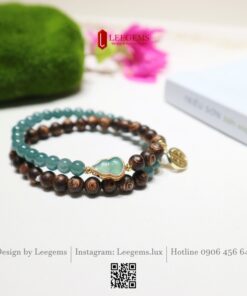 Chuỗi Ngọc Phỉ Thúy Lam Băng Mix Trầm Sánh 6li – Sự Kết Hợp Giữa Thanh Khiết & Linh Khí Thiên Nhiên I Leegems - Ảnh 6