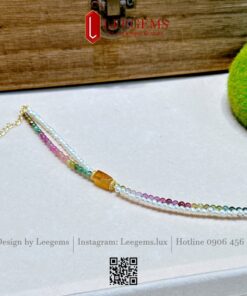Lắc tay Đá Tourmaline mix Ngọc Trai & Charm Ngọc – Lắc tay phong thủy đẹp, hợp mọi mệnh | Leegems - Ảnh 5