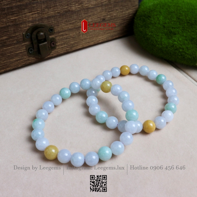 Vòng Tay Ngọc Phỉ Thúy Đa Bảo Tuýp A 8li – Biểu Tượng Của Tài Lộc, Bình An & Trường Thọ I Leegems - Ảnh 7
