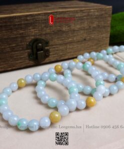 Vòng Tay Ngọc Phỉ Thúy Đa Bảo Tuýp A 8li – Biểu Tượng Của Tài Lộc, Bình An & Trường Thọ I Leegems - Ảnh 5