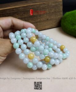 Vòng Tay Ngọc Phỉ Thúy Đa Bảo Tuýp A 8li – Biểu Tượng Của Tài Lộc, Bình An & Trường Thọ I Leegems - Ảnh 4
