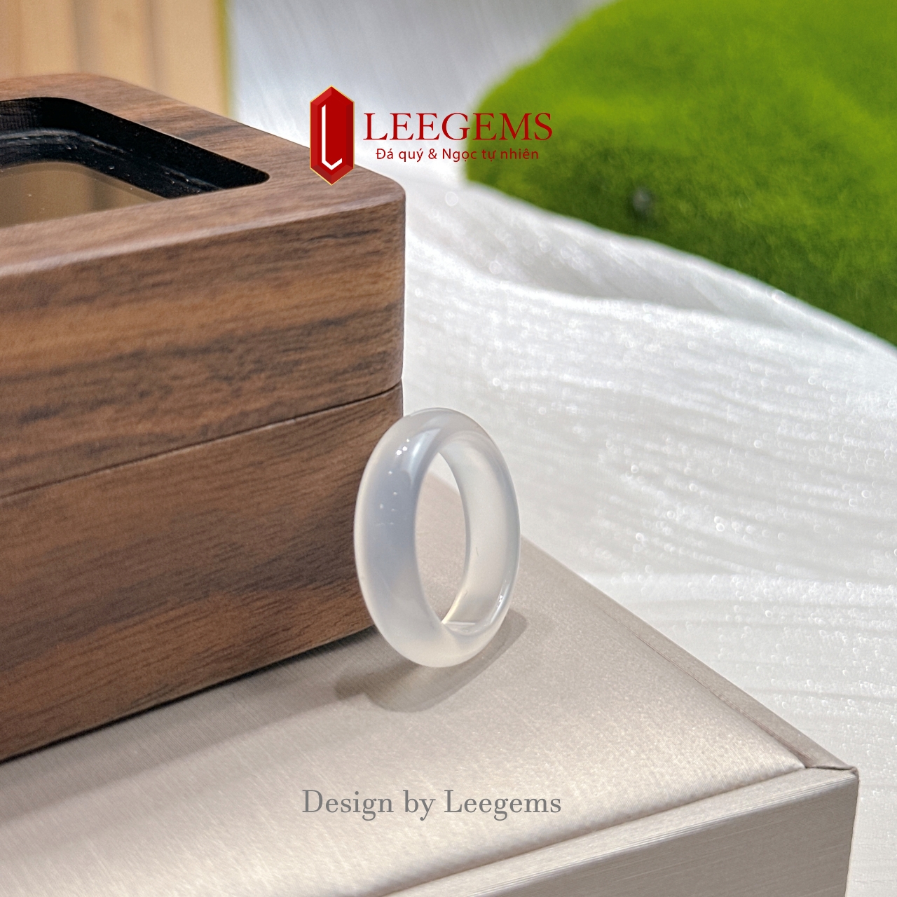 Nhẫn Bạch Nguyệt Quang – Tinh khiết, thanh lịch & hợp mệnh Thủy – Kim I Leegems - Ảnh 4