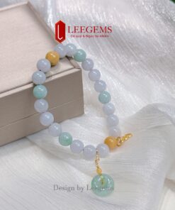 Vòng tay Phỉ Thúy Đa Bảo 8li mix Đồng Điếu – Hợp tất cả mệnh | Leegems - Ảnh 6
