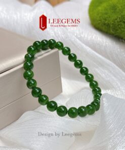 Vòng tay đá Diopside tự nhiên Vip size 7li & 8li – Hợp mệnh Hỏa & Mộc | Leegems - Ảnh 4