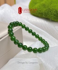 Alternative view of Vòng tay đá Diopside tự nhiên Vip size 7li & 8li – Hợp mệnh Hỏa & Mộc | Leegems