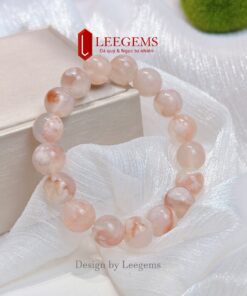 Vòng tay đá Hoa Đào– size 10 li – hợp tất cả mệnh | Leegems - Ảnh 6