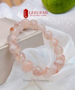Vòng tay đá Hoa Đào– size 10 li – hợp tất cả mệnh | Leegems - Ảnh 3