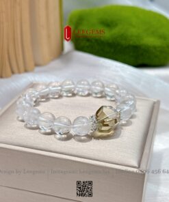 Vòng Tay Thạch Anh Trắng Mix Citrine Cắt Giác – Biểu Tượng Của Sự Thanh Khiết Và Thịnh Vượng I Leegems - Ảnh 5